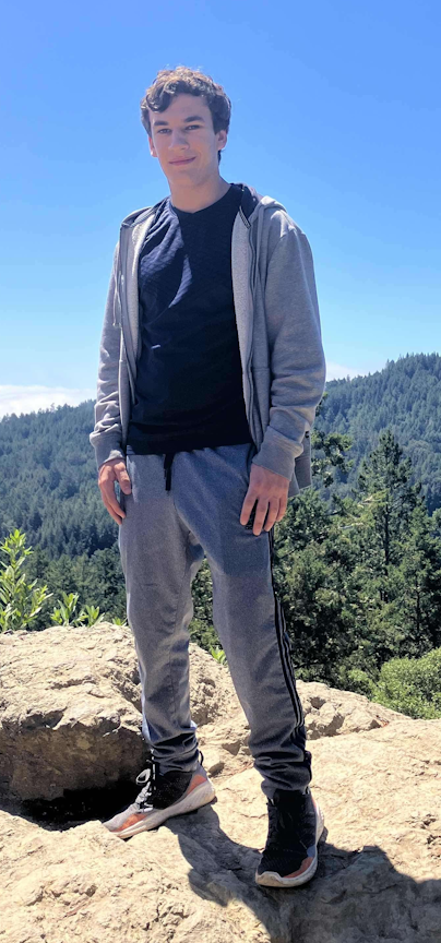 Andrew Wagger on a cliff